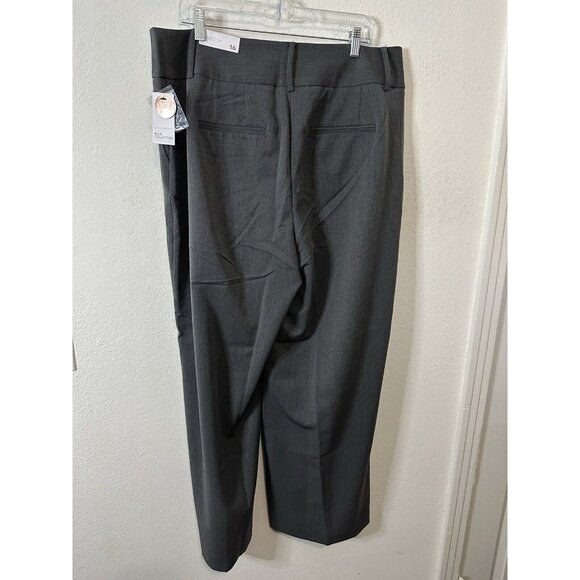 Lane Bryant The Allie Stretch Skinny Crop Pants Gray Size 16 - Picture 5 of 10
